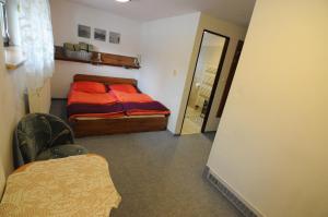 Postel nebo postele na pokoji v ubytování Privat Greenland