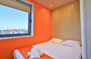 Postel nebo postele na pokoji v ubytování easyHotel Sofia