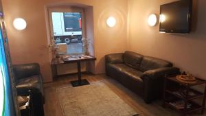 A seating area at Mama Muh Self-Check-in