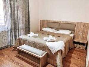 Letto o letti in una camera di Hotel panorama svaneti