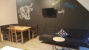 A seating area at Mama Muh Self-Check-in