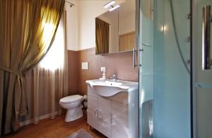 A bathroom at Agriturismo Vecio Portico