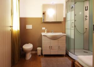 A bathroom at Agriturismo Vecio Portico