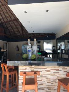 Kuchyň nebo kuchyňský kout v ubytování Salvia Cancun Aparts