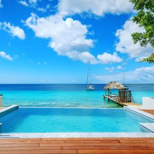 Piscina a Beach Villa Seru Di Santu o a prop