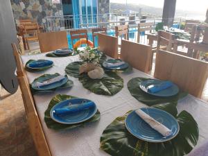 Restaurace v ubytování Villa Paradise Rodrigues