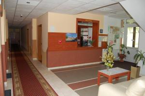 a lobby of a hospital with a waiting room at Penzion Zornicka in Bardejovské Kúpele