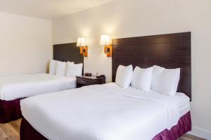 Postel nebo postele na pokoji v ubytování Americas Best Value Inn & Suites Ft Collins E at I-25