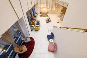 Posezení v ubytování Hotel Sobial Namba Daikokucho