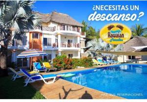 Bazén v ubytování Hotel Hawaian Paradise nebo v jeho okolí