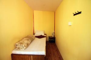 Ένα ή περισσότερα κρεβάτια σε δωμάτιο στο Beehive Hostel Kathmandu
