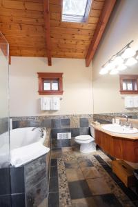 A bathroom at April Point Resort