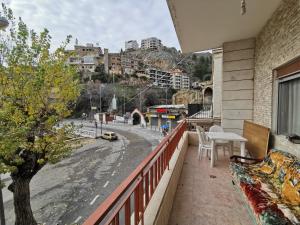 Un balcon sau o terasă la Berdawny Apartments