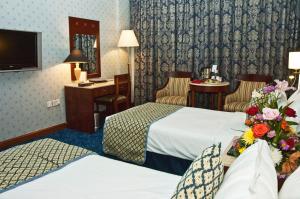 TV a/nebo společenská místnost v ubytování Regent Palace Hotel
