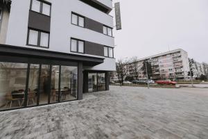 Bygningen som hotellet ligger i