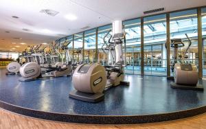 Fitness centrum a/nebo fitness zařízení v ubytování centrovital Hotel Berlin