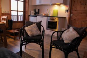 Η κουζίνα ή μικρή κουζίνα στο Egilsstaðir 1 Guesthouse