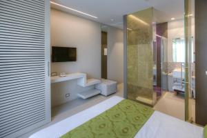 Koupelna v ubytování Hotel Nettuno