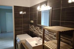 Kúpeľňa v ubytovaní Apartmán se zahradou v Protivíně