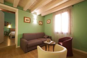 Posezení v ubytování Casa dei Racconti