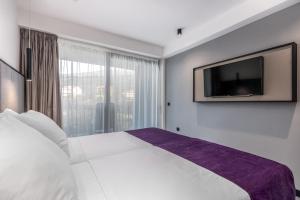 Postel nebo postele na pokoji v ubytování Hotel Ad Turres