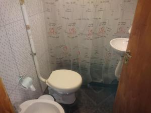 Ένα μπάνιο στο Alojamiento de la ABU