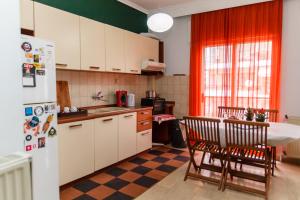 A kitchen or kitchenette at Velis apartment Thessaloniki