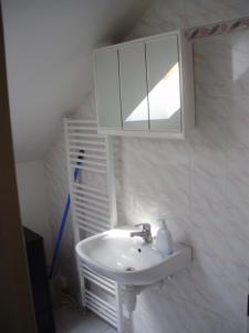 Kúpeľňa v ubytovaní Apartmány u Jitky
