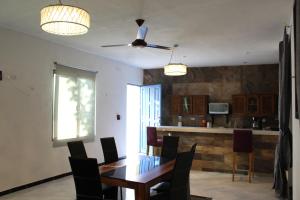 Kuchyň nebo kuchyňský kout v ubytování Hotel Casona Margot
