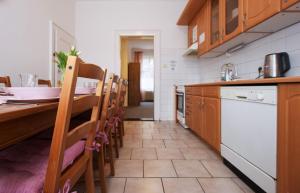 Kuchyňa alebo kuchynka v ubytovaní Flamingo Apartments