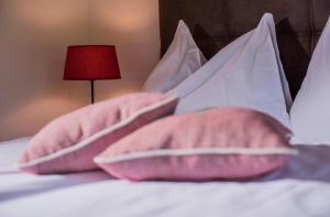 Voodi või voodid majutusasutuse Hotel Kernen toas