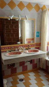 Koupelna v ubytování Hotel Rural Casares