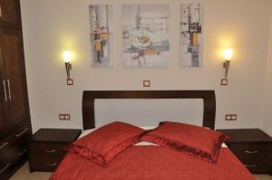 Postel nebo postele na pokoji v ubytování Corfu Maisonettes Anemouri - San George Apartments