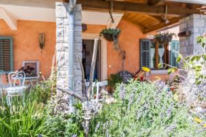 Vonkajšia záhrada v ubytovaní Beautiful villa Loreta with private pool near Pula and Rovinj