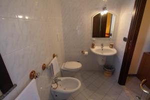 Koupelna v ubytování Hotel Merlino