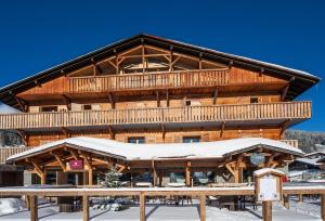 Chamois d'Or Hotel v zimě