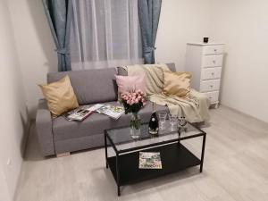 Posezení v ubytování Prima Family Apartments