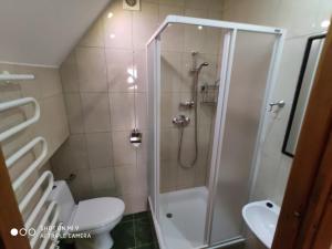 Łazienka w obiekcie Apartament-studio, pokoje u Lucy