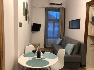 TV a/nebo společenská místnost v ubytování IL-LAK Apartman