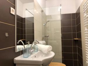 Koupelna v ubytování IL-LAK Apartman + 18 fotografií