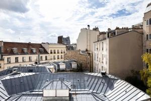 a view of the roof of a building at Hôtel de la Gaîté in Paris