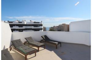 Balkon lub taras w obiekcie MyFlats Luxury Arenales