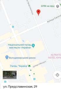 Ukrainian Hotel Service Apartments з висоти пташиного польоту