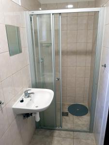 Koupelna v ubytování Autocamp Slunce Žandov