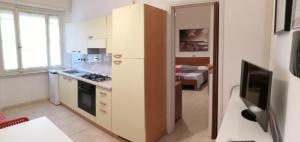 A kitchen or kitchenette at Residence Hotel Vittoria