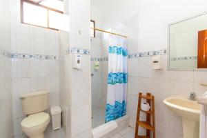 Koupelna v ubytování Hotel Twin Galápagos