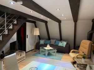 Posezení v ubytování Natur Pur - Waldurlaub im Tiny House