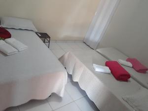 Postel nebo postele na pokoji v ubytování Pousada Status Jalapão