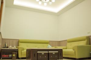 אזור ישיבה ב-Yellow Mountain Homestay