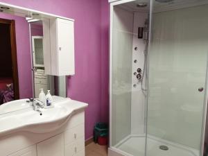Koupelna v ubytování B&B Villa Anita